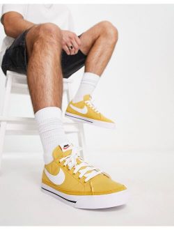 Court Legacy Canvas sneakers in sanded gold