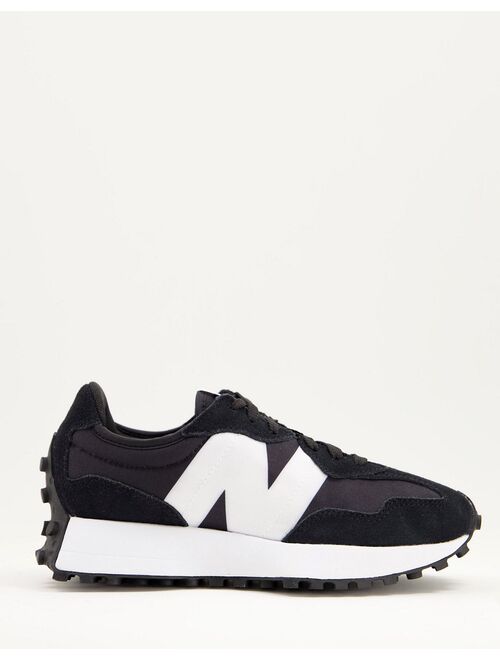 New Balance 327 core sneakers in black
