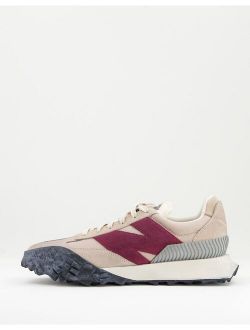 XC72 sneakers in beige and red