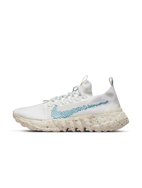 Nike Space Hippie 01 sneakers in white/Dutch blue
