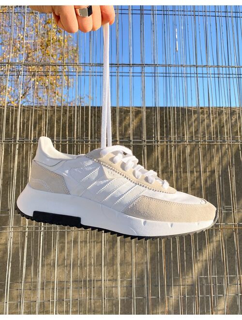 adidas Originals Retropy F2 sneakers in white
