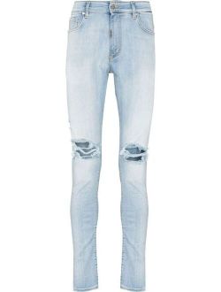 Represent distressed-effect skinny jeans