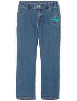 JELLYMALLOW patch-detail slim-cut jeans