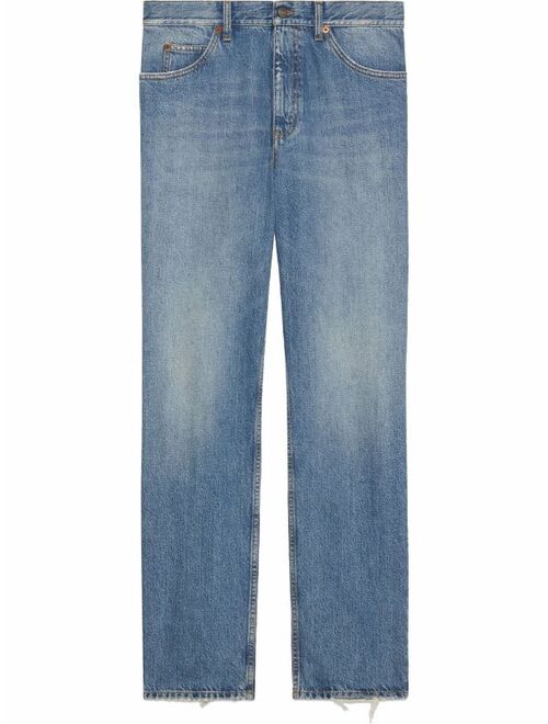 Gucci Horsebit straight-leg jeans