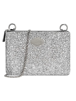 Crossbody Clutch Purse for Women, GM LIKKIE Glitter Evening Bag, Sequin Wedding Handbag for Party