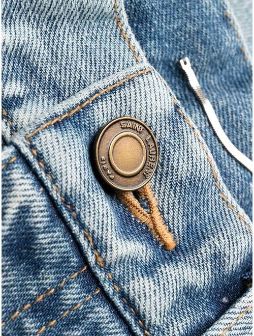 Yves Saint Laurent Saint Laurent distressed-detail skinny-fit jeans