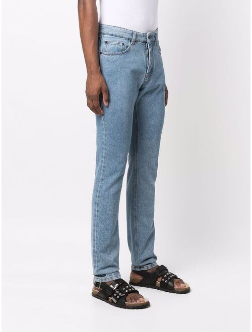 AMI Paris mid-rise straight-leg jeans