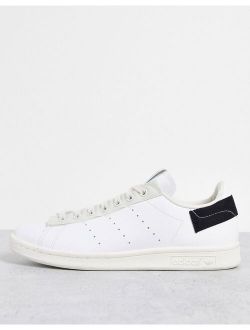 Parley Stan Smith sneakers in white with black heel detail