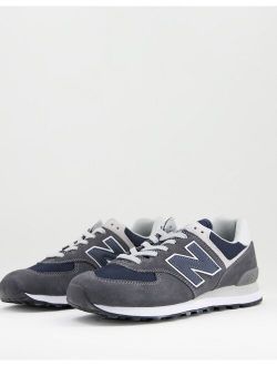 574 sneakers in dark gray and navy