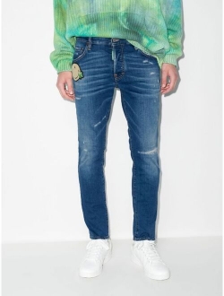 low-rise skinny jeans