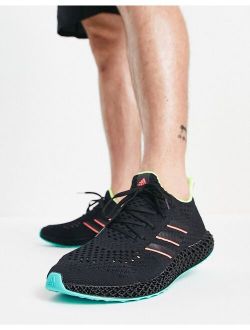 performance adidas Running Ultraboost 4D Future Craft sneakers in black
