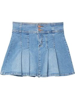 abercrombie kids Pleated Denim Skirt (Little Kids/Big Kids)