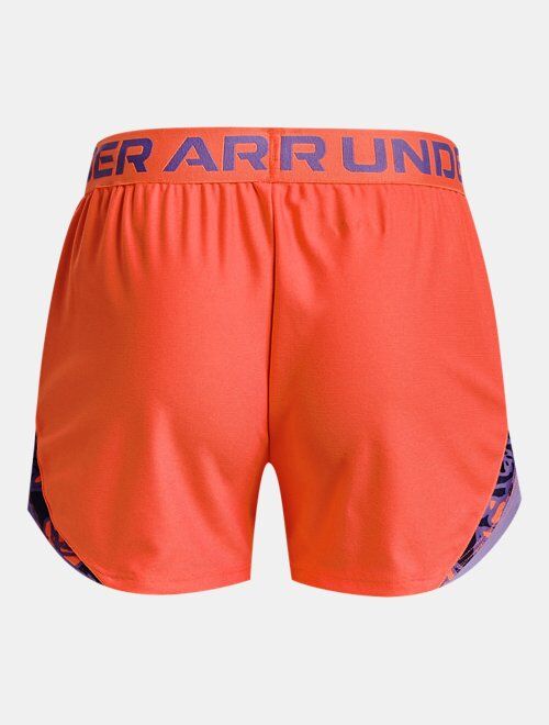 Under Armour Girls' UA Play Up Tri-Color Shorts