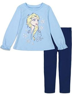 Frozen Elsa Long Sleeve T-Shirt & Legging Set
