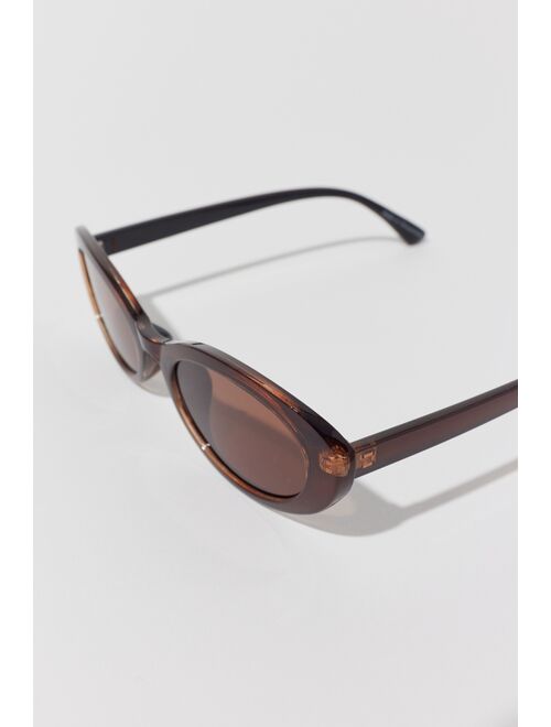 Urban outfitters Brita Brushed Oval Sunglasses