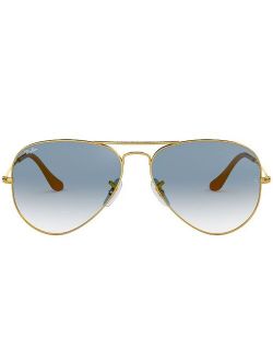 aviator-frame sunglasses