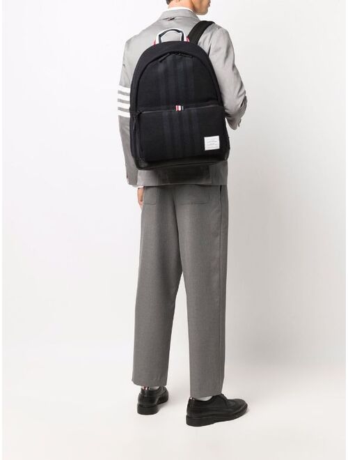 Thom Browne double-face 4-Bar Easy backpack