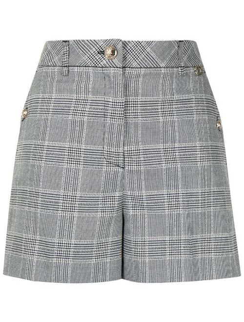 TWINSET tailored check-print shorts