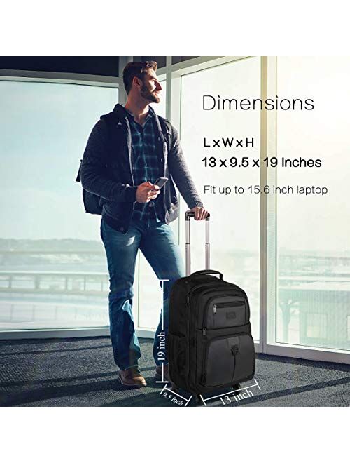 MATEIN Rolling Backpack