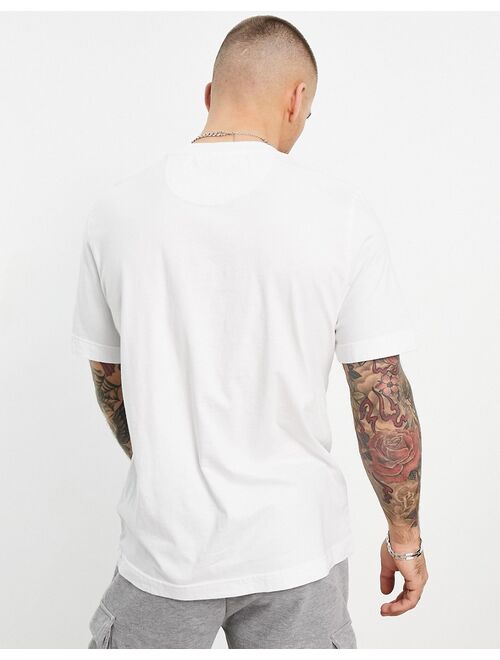 Barbour Beacon relaxed box logo t-shirt in white