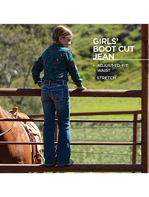 Wrangler Girls' Stretch Boot Cut Jean