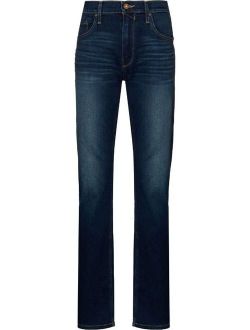 faded-effect slim-cut jeans
