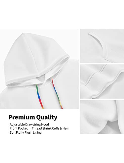 Yuntong Black Circles Round Dots On White Teen Boys Girls Fleece Sweatshirts Unisex Youth Fleece Hoodiespocket Pullover Hoodies