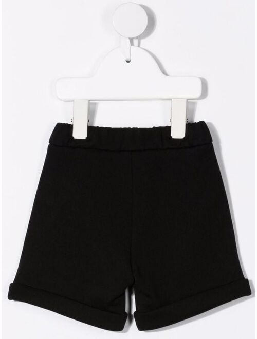Balmain Kids embossed-button shorts