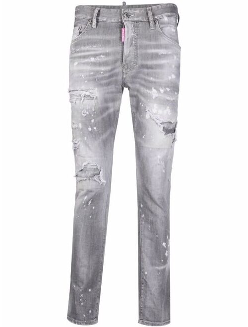 Dsquared2 distressed-effect slim-fit jeans