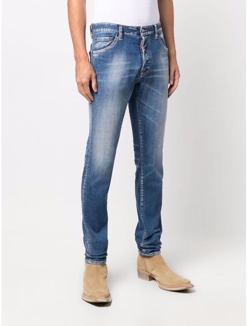 Dsquared2 faded skinny jeans