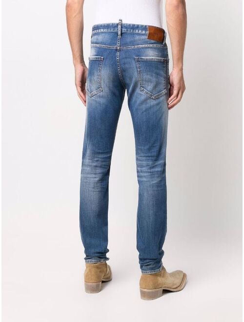 Dsquared2 faded skinny jeans