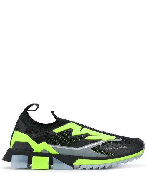 Dolce & Gabbana Sorrento mesh slip-on sneakers