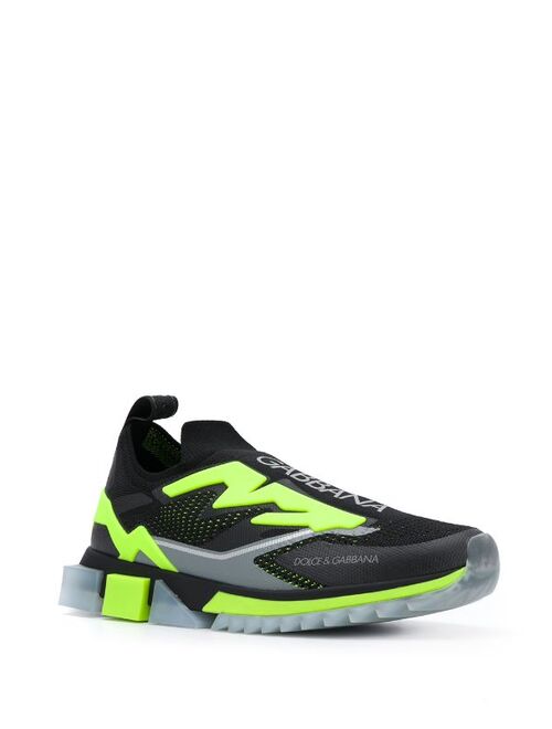 Dolce & Gabbana Sorrento mesh slip-on sneakers