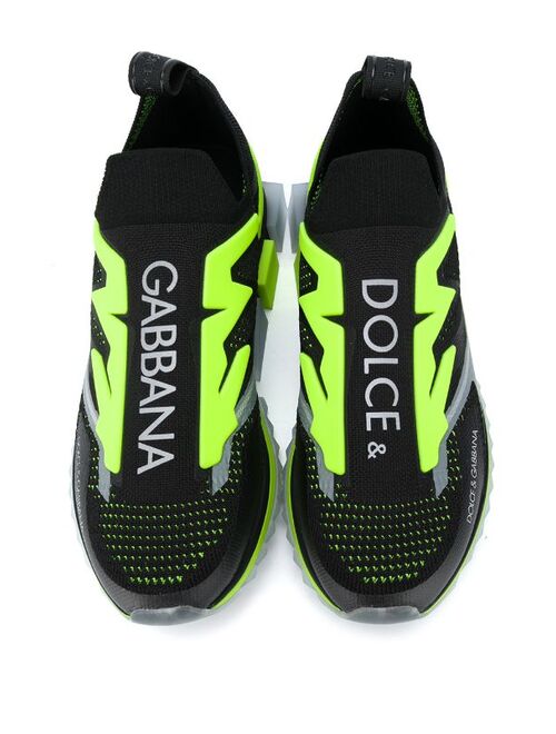 Dolce & Gabbana Sorrento mesh slip-on sneakers
