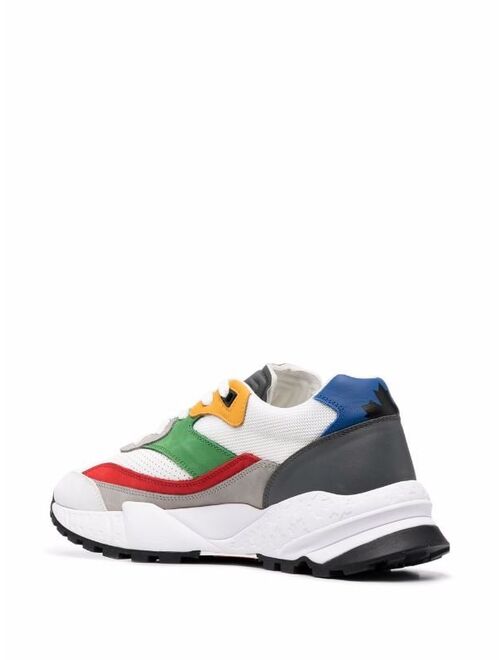 Dsquared2 Free colourblock low-top sneakers