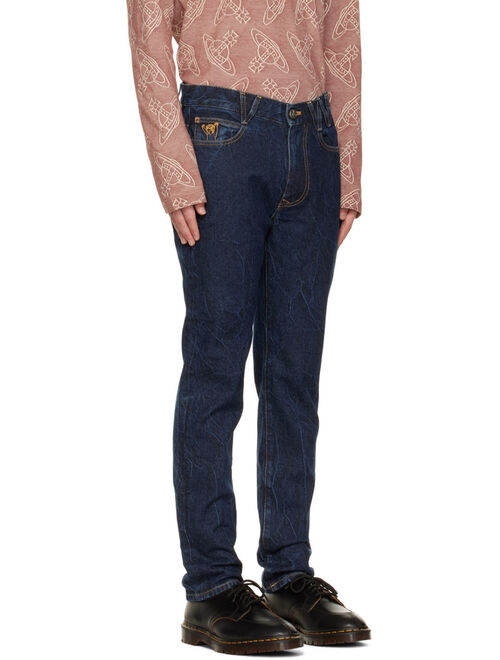 Vivienne Westwood Blue Classic Tapered Jeans