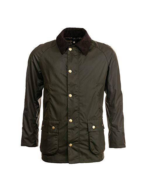 Barbour Ashby Waxed Jacket in Olive