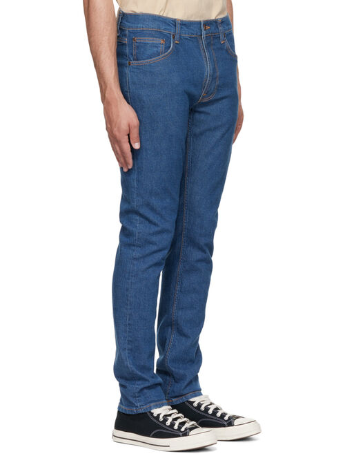 NUDIE JEANS Blue Lean Dean Jeans