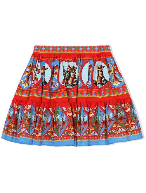 Dolce & Gabbana Kids graphic-print skirt