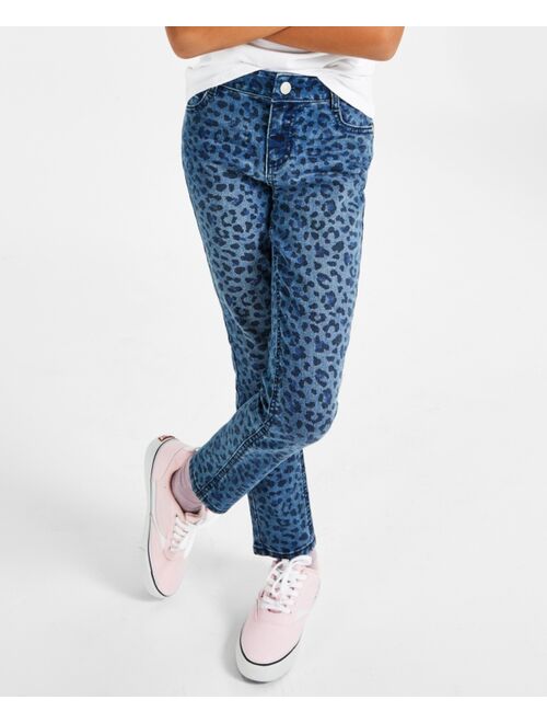 Epic Threads Big Girls Leopard Print Denim Skinny Jeans