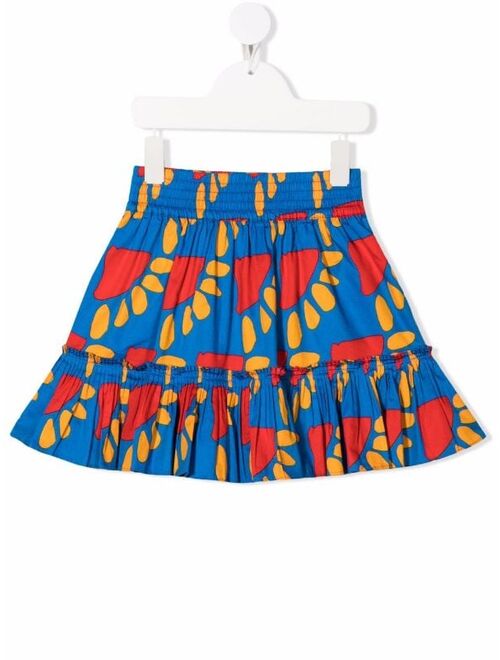 Stella McCartney Kids Graphic Sun-print mini skirt