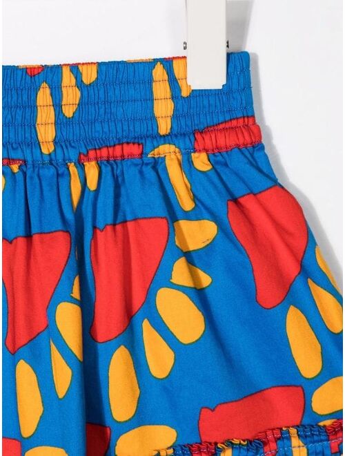 Stella McCartney Kids Graphic Sun-print mini skirt