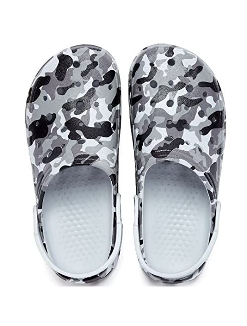 BIG WASP Kids Boys&Girls Camouflage Clogs Children's Beach Shoes