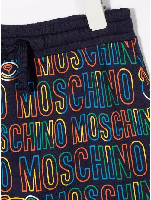 Moschino Kids logo-print drawstring-waist skirt