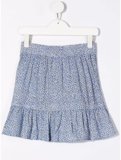 Michael Kors Kids ditsy floral tiered skirt