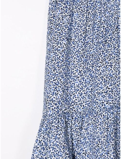 Michael Kors Kids ditsy floral tiered skirt