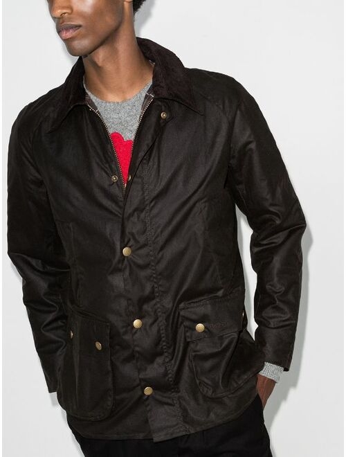 Barbour snap-button fastening jacket