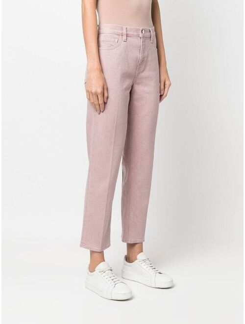 Theory high-rise straight-leg jeans