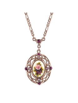 1928 Flower Y Necklace