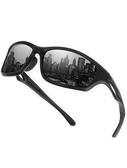 Duduma Polarized Sports Sunglasses for Men Women Running Cycling Fishing Golf Driving Shades Sun Glasses Tr90